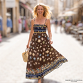 Duftiges Sommerkleid, gemustert
