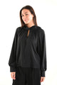 ELEGANT BLUSE WITH BACK NECK CLOSURE