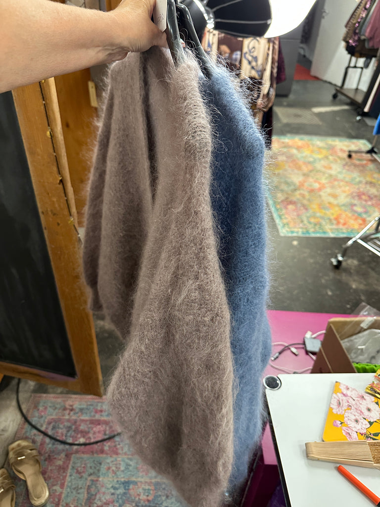 Mohair Cardigan V-Ausschnitt