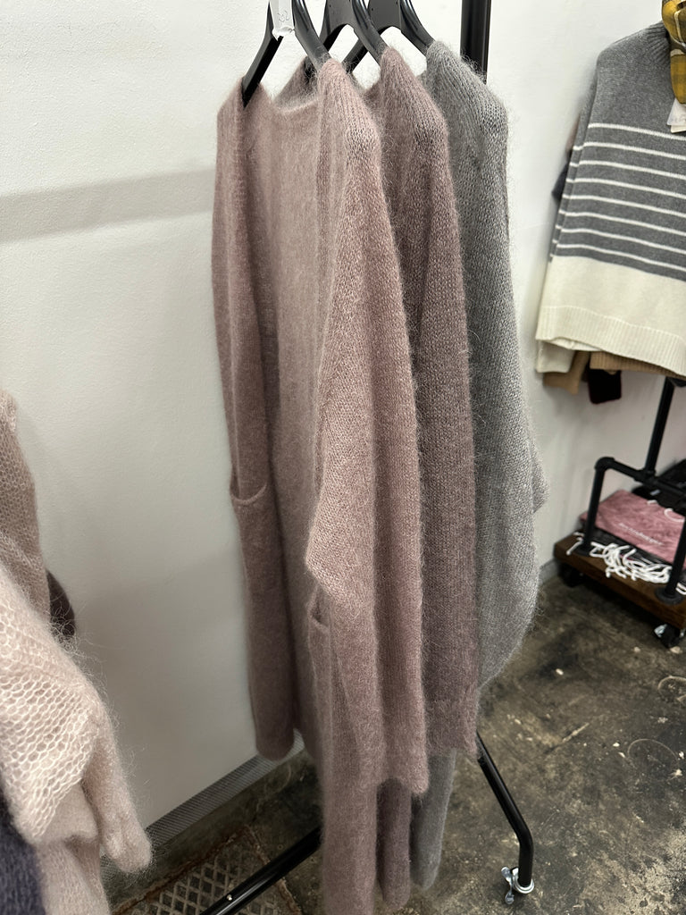 Mohair Mantel , dünn