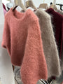 Mohair Pullover, 3/4 SArm, dick