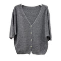 Halbarm Cardigan, Alpaka