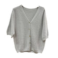 Halbarm Cardigan, Alpaka