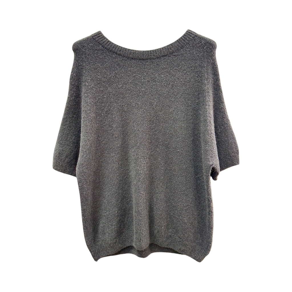 Halbarm Pullover, Apaka, Rundhals