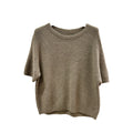 Halbarm Pullover, Apaka, Rundhals