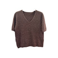 Pullover, Halbarm, V-Ausschnitt