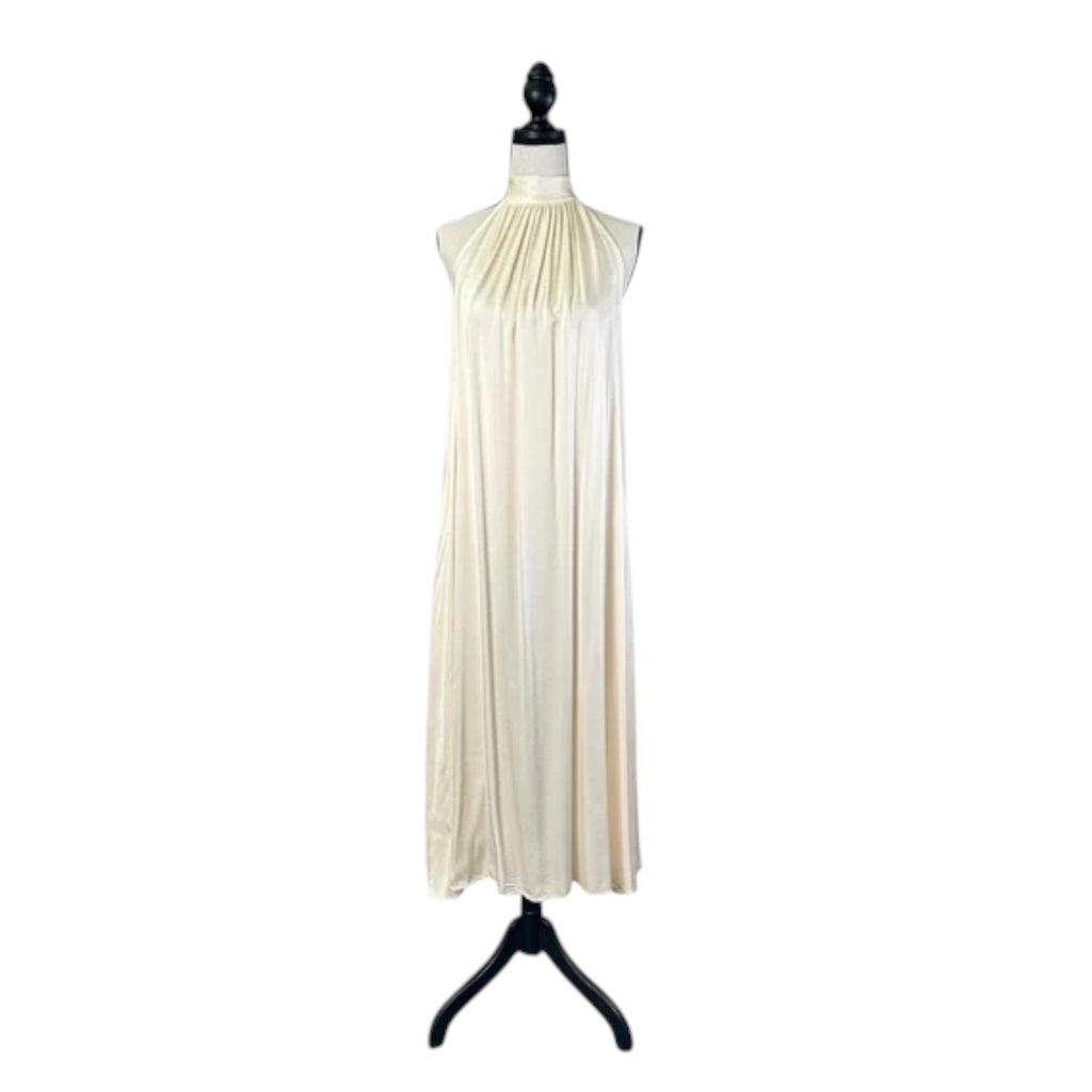 Kleid, lang, amerikanische Schulter