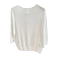 Kurzarm Pullover, V-Ausschnitt, Baumwolle